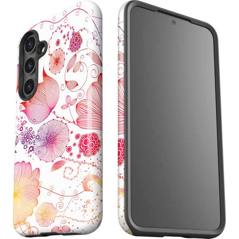 Elegant Flowers Galaxy S25 Impact Case